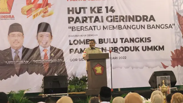 HUT ke-14, Gerindra Jatim Siapkan Strategi Dekati Rakyat Cilik