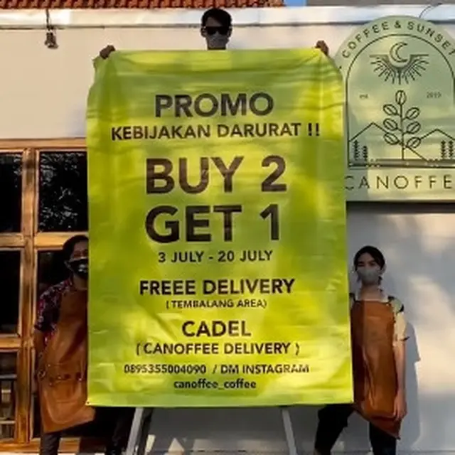 Semangat Bertahan Kedai Kopi di Semarang Hadapi Pembatasan akibat Pandemi