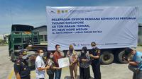 Perdana, Kementerian Pertanian (Kementan) lepas ekspor pakan ternak asal Sumatera Utara (Sumut)