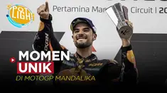 Berita video spotlight kali ini membahas tentang 4 momen unik di Motogp Mandalika 2022, salah atunya ialah Miguel Oliveira beri kemenangannya untuk petugas hotel.