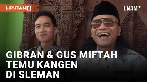 VIDEO: Gibran Berkunjung ke Kediaman Gus Miftah di Sleman