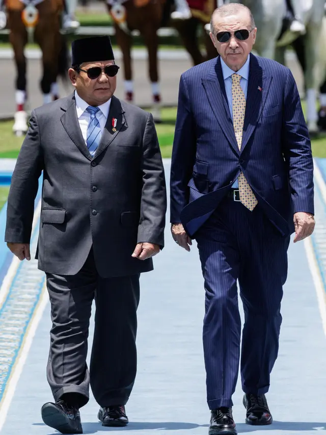 Prabowo Subianto Terima Kunjungan Presiden Turki Recep Tayyip Erdogan