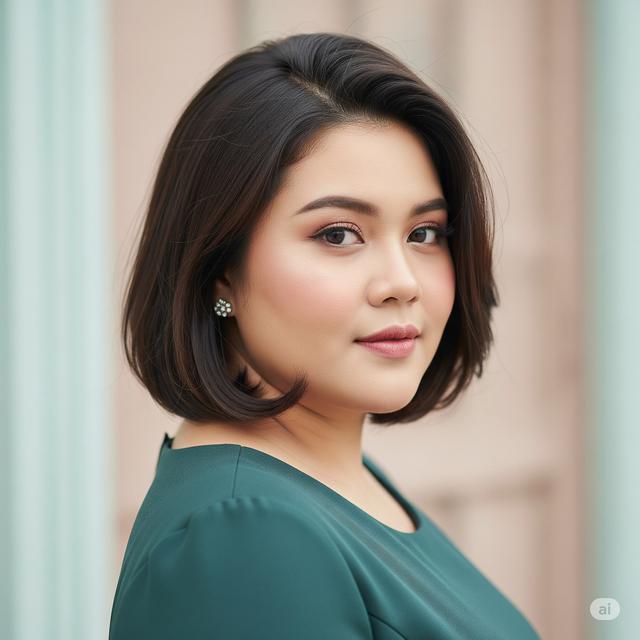 15 Model Rambut Pendek untuk Wanita Gemuk agar Terlihat Lebih Ramping ...