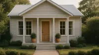 12 Desain Rumah Klasik 1 Lantai yang Elegan dan Sederhana, Cocok untuk di Desa