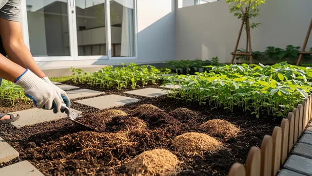 Cara Membuat Kebun Pakan Ayam di Pekarangan Sempit (AI Generated)