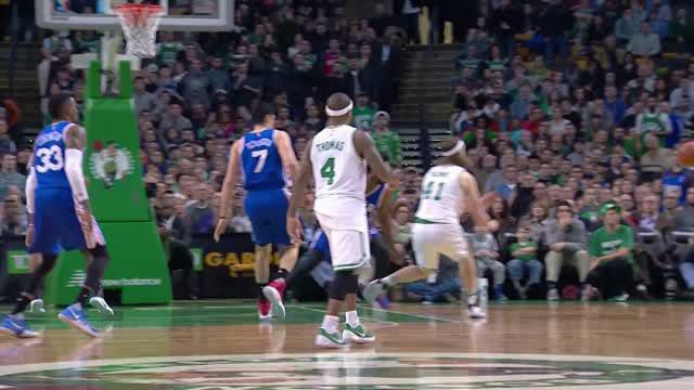 Berita video best three pointers from big men from 2017 NBA season.