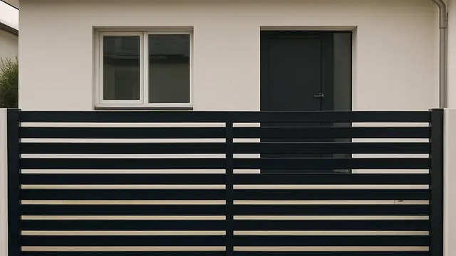 Model pagar rumah sederhana / AI Image