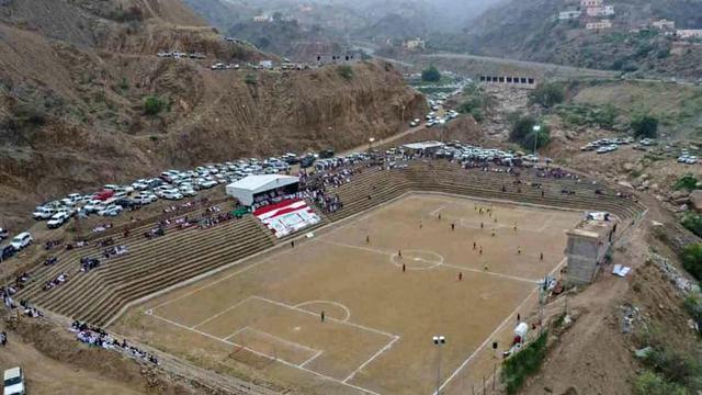 Jazan’s Carved Stadium