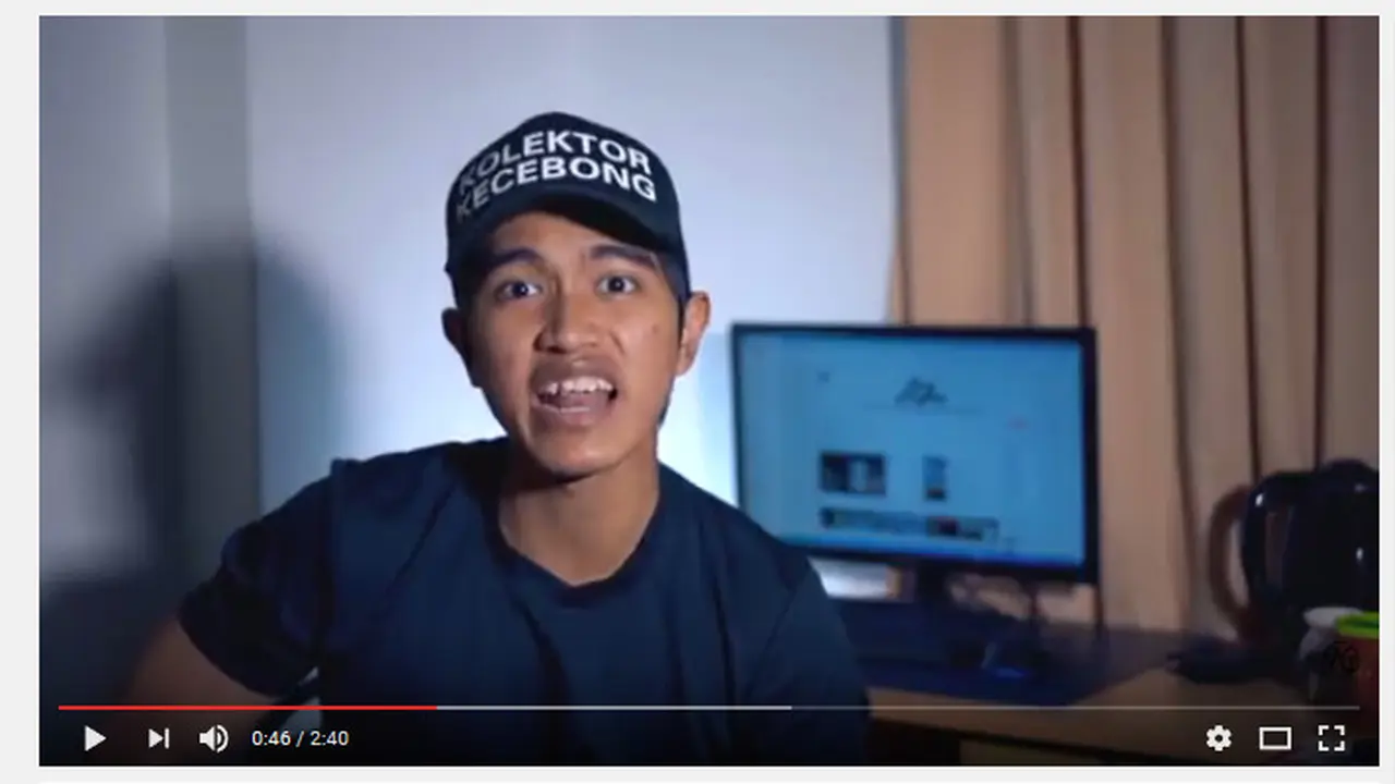 Putra bungsu Presiden Joko Widodo, Kaesang Pangarep kembali membuat vlog di akun youtubenya.