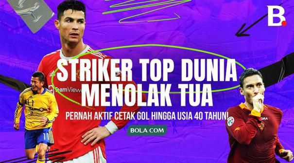 Berita video Menolak Tua! 7 Striker Top Dunia yang Aktif Cetak Gol Hingga Usia 40 Tahun