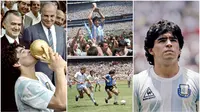 Trofi Piala Dunia Argentina pada 1986 mempunyai kesan mendalam dan tak terlupakan bagi para pecinta sepak bola Argentina dan juga dunia. Selain sukses meraih gelar juara, Diego Maradona juga membuat gol bersejarah yang dikenal dengan "Gol Tangan Tuhan".