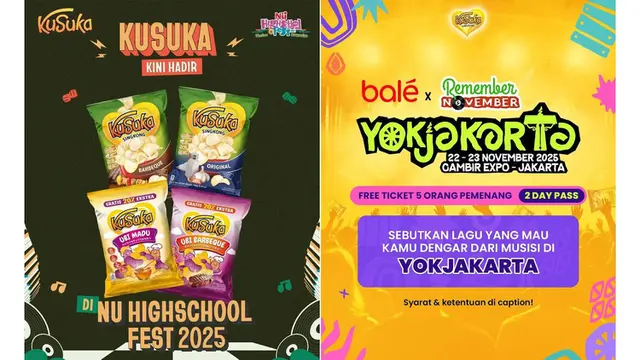 Pecah Banget, Intip Highlight Keseruan Booth Kusuka di Yokjakarta dan High School Fest 2025!