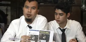 Ahmad Dhani sebut  netizen yang mengedit foto Al Ghazali itu adalah seorang banci. Selain itu menurut Dhani, orang yang percaya dengan foto editan itu merupakan orang yang sakit jiwa.