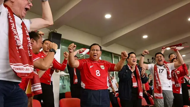 10 Gaya Tokoh Publik dan Artis Nonton Langsung Laga Indonesia vs China, dari Prabowo, Annisa Pohan, hingga Cinta Laura