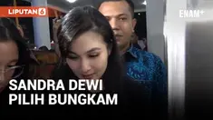 10 Jam Diperiksa, Sandra Dewi Bungkam saat Keluar Gedung Kejagung