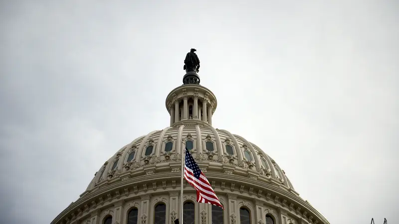 20170119-Persiapan Gedung Capitol Jelang Pelantikan Trump-Amerika