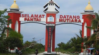 Lokasi wisata pantai mutiara, Kabupaten Buton Tengah (Arfandi Ibrahim/Liputan6.com)