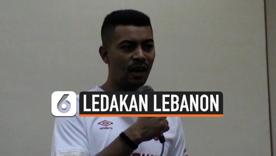 VIDEO: Pemain PSM Makassar Selamat dari Ledakan di Lebanon