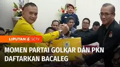 Partai Golkar dan Partai Kebangkitan Nasional (PKN) mendaftarkan ratusan bacalegnya ke KPU RI di malam terakhir pendaftaran pada Minggu (14/5) malam.