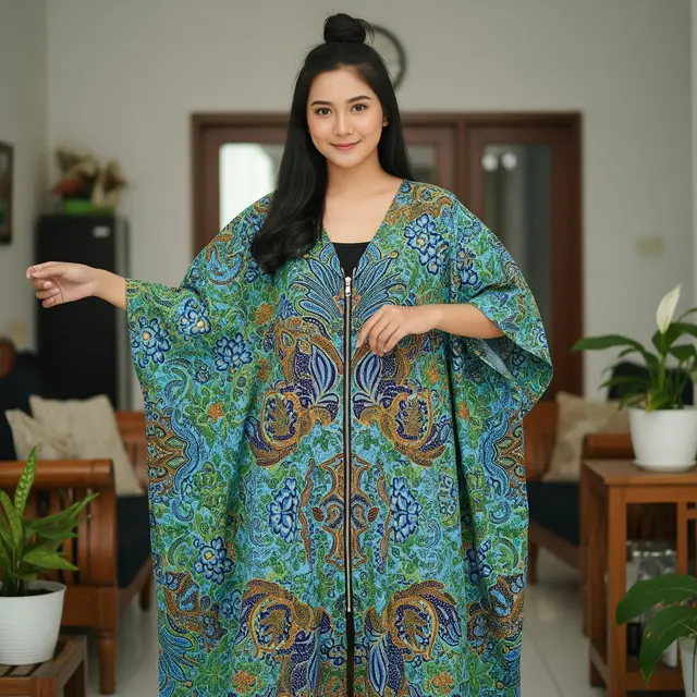 Model Daster Resleting Depan Motif Kekinian