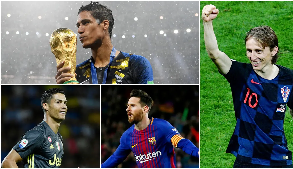 Berikut ini formasi dari 11 pemain terbaik yang dipilih FIFA 2018. Tiga diantaranya adalah Luka Modric, Lionel Messi dan Cristiano Ronaldo. (Foto-foto Kolase AP dan AFP)