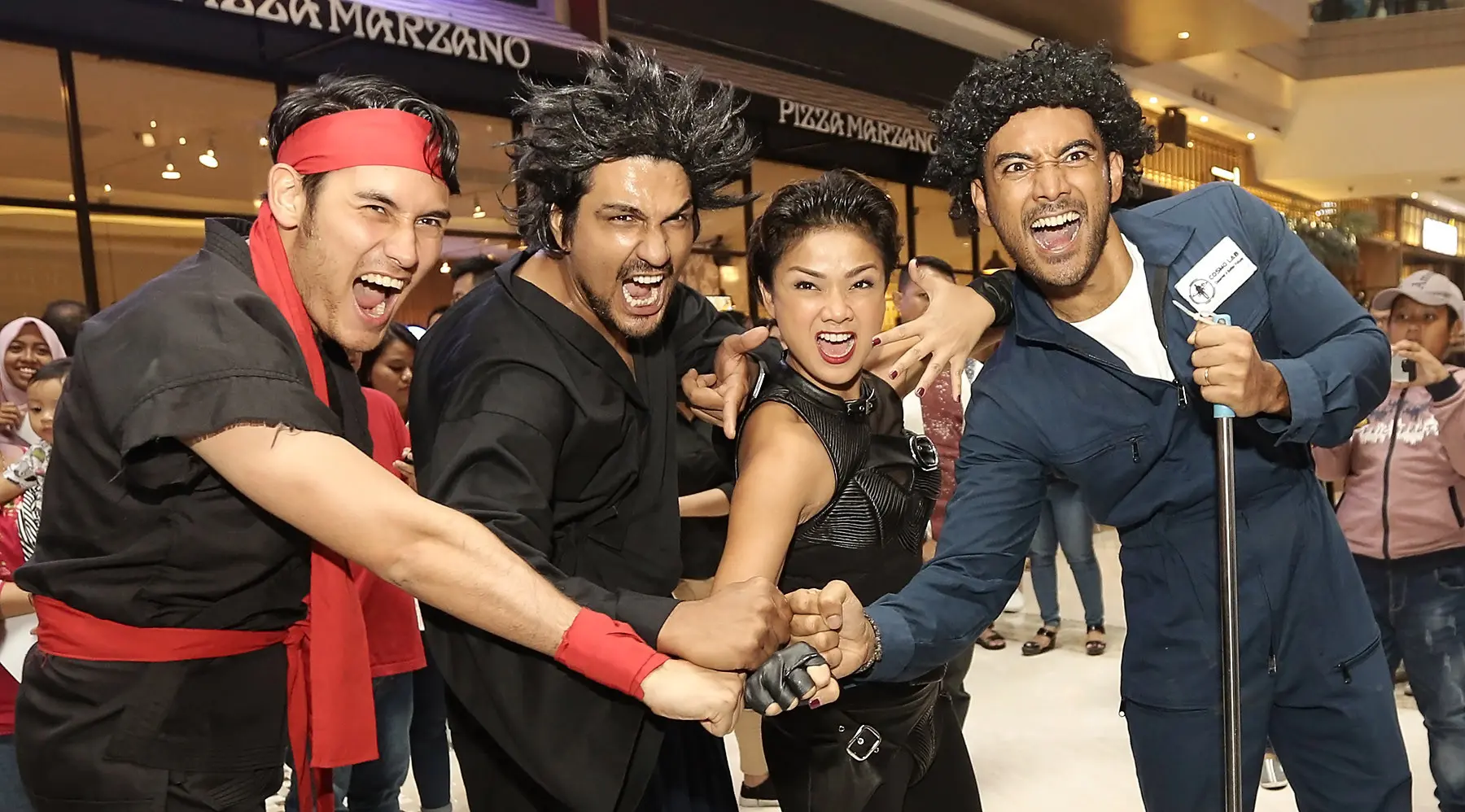 Nirina Zubir dan Cast film 5 Cowok Jagoan (Bambang E. Ros/bintang.com)