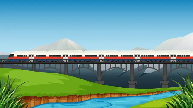 Ilustrasi LRT, kereta cepat
