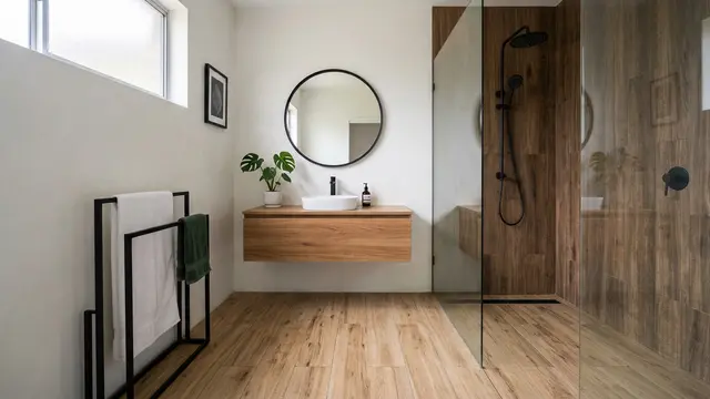 Ide Keramik Kamar Mandi (AI Generated)