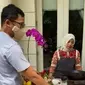 Sandiaga Uno dan Nur Asia Uno saat akan masak rendang (dok.instagram/@sandiuno/https://www.instagram.com/p/CS1Tl-HpOyH/Komarudin)