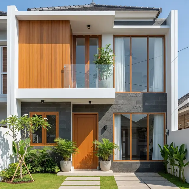 Model Fasad Rumah Kecil Tapi Terlihat Luas