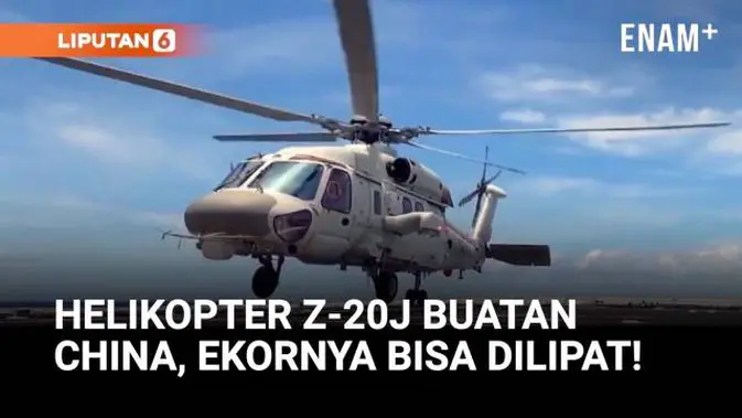 Helikopter Z-20J Buatan China Tampil Perdana di Pameran Helikopter Tianjin
