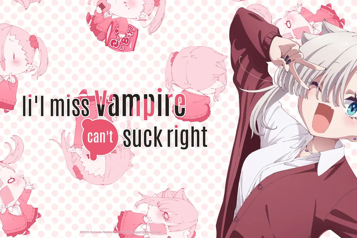 Anime Li'l Miss Vampire Can't Suck Right. (dok. Crunchyroll)