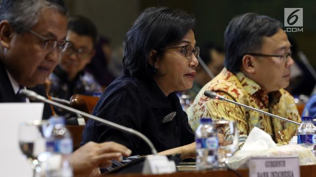 Menkeu Sri Mulyani Raker Dengan Komisi XI Bahas Perekonomian 2019
