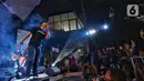 Penampilan enerjik Voodoo sukses menggebrak panggung festival musik All You Can Hear Gigs 2024. (Liputan6.com/Angga Yuniar)
