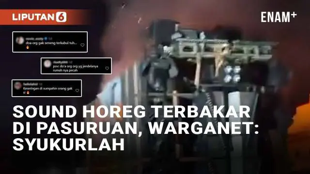 Insiden kebakaran menimpa truk pengangkut sound horeg di Pasuruan, Jawa Timur. Dalam narasi yang beredar, insiden terjadi saat kru sedang cek sound. Alih-alih menuai simpati, warganet malah bersyukur dengan insiden tersebut.