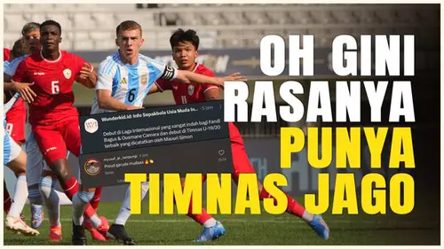 VIDEO: Netizen Puji Penampilan Timnas Indonesia U-20 Setelah Kalahkan Argentina di Seoul Earth On Us Cup 2024