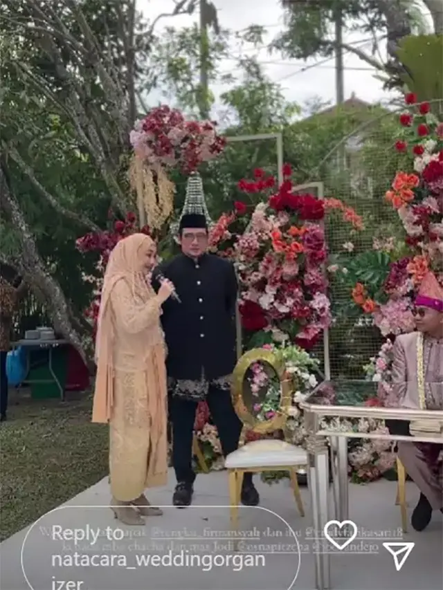 Pernikahan Chacha anak Cindy Fatikasari dan Tengku Firmansyah