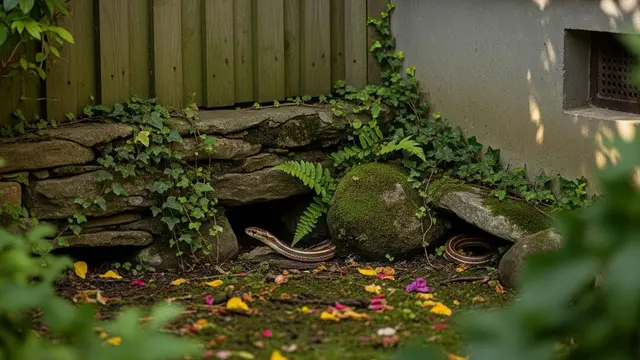 Lokasi Favorit Ular Membuat Sarang di Kebun