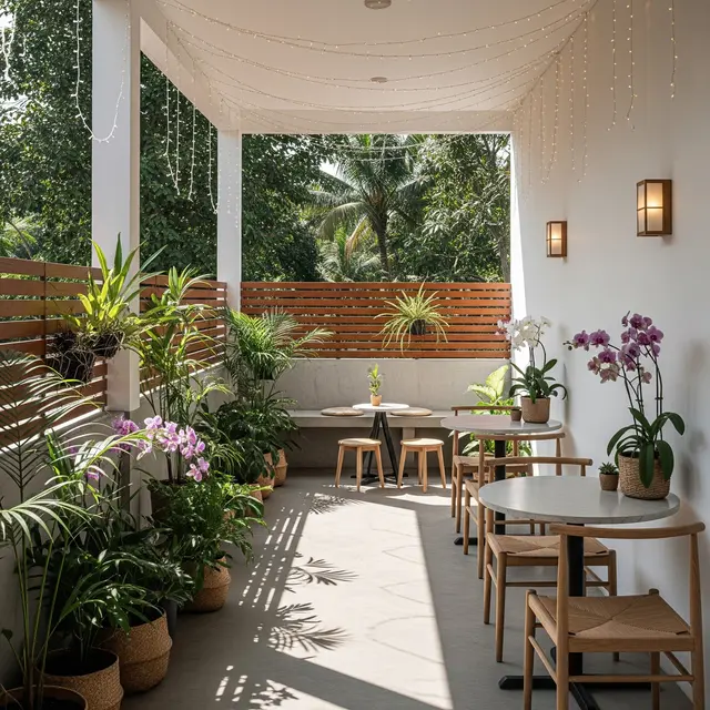 9 Ide Teras Mini ala Kafe Kekinian Tanpa Boros, Bikin Betah di Rumah