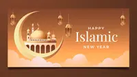 Ilustrasi Tahun Baru Islam. (Image by Freepik)
