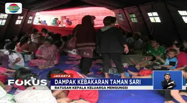 Api diduga muncul pertama kali dari rumah seorang warga berinisial S yang telah diamankan polisi.