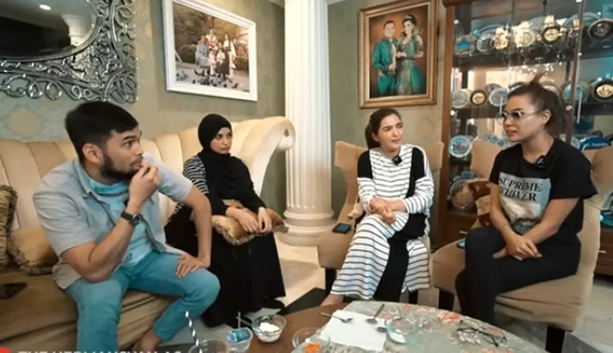 Teuku Wisnu dan Shireen Sungkar (Youtube/The Hermansyah A6)