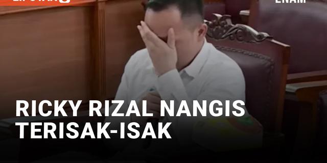 VIDEO: Isak Tangisan Ricky Rizal di Sidang Pleidoi: Saya Gak Pernah Tahu Adanya Rencana Pembunuhan