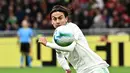 Peluang tersebut sejatinya mampu menyelamatkan AS Roma dari kekalahan setelah kebobolan pada menit ke-39 melalui Strahinja Pavlovic. (AFP/Isabella Bonotto)