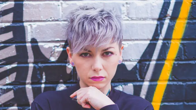 [Fimela] Rambut Berwarna Pastel