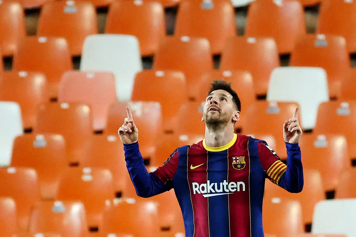 FOTO: Lionel Messi Borong 2 Gol, Barcelona Bungkam Valencia