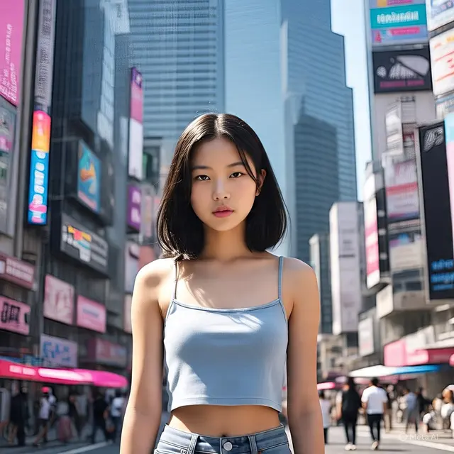 Rambut Pendek Sebahu Tanpa Poni