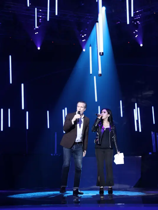 Ulang tahun kali ini, Indosiar menggelar konser bertabur bintang. Malam ini, Rabu (11/1/2017) pukul 19.00 WIB ultah yang ke-22 itu akan disiarkan secara langsung. Syahrini, salah satu pengisi mengaku sudah tidak sabar. (Galih W. Satria/Bintang.com)