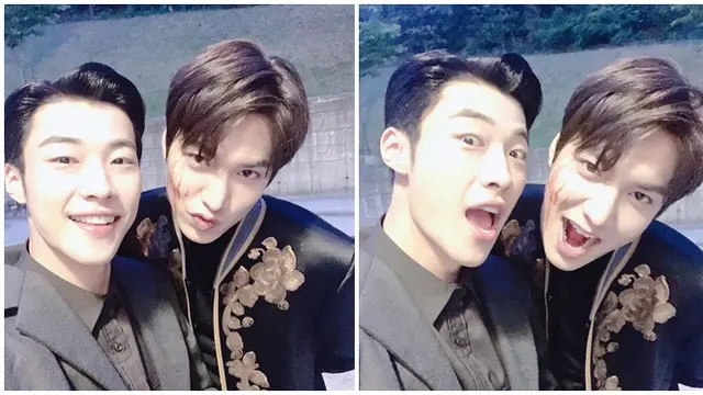 6 Potret Kedekatan Woo Do-hwan dan Lee Min-ho, Foto Bareng Jelang Wajib Militer