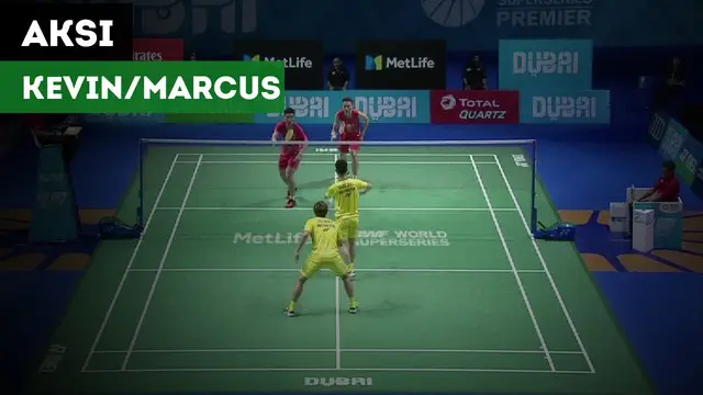 VIDEO: Aksi Kevin / Marcus Raih Juara Super Series Ketujuh pada 2017